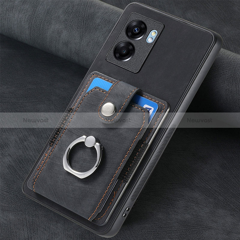 Soft Silicone Gel Leather Snap On Case Cover SD1 for OnePlus Nord N300 5G