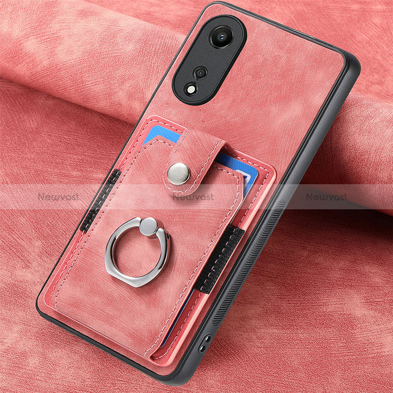 Soft Silicone Gel Leather Snap On Case Cover SD1 for Oppo A78 5G