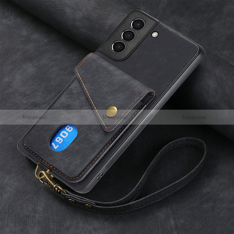 Soft Silicone Gel Leather Snap On Case Cover SD1 for Samsung Galaxy S23 5G