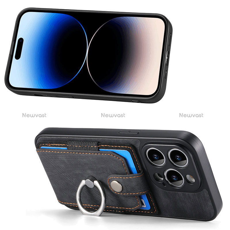 Soft Silicone Gel Leather Snap On Case Cover SD11 for Apple iPhone 13 Pro