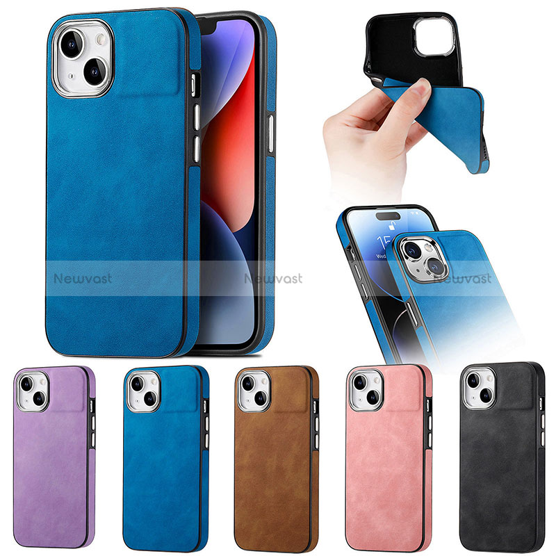 Soft Silicone Gel Leather Snap On Case Cover SD13 for Apple iPhone 13