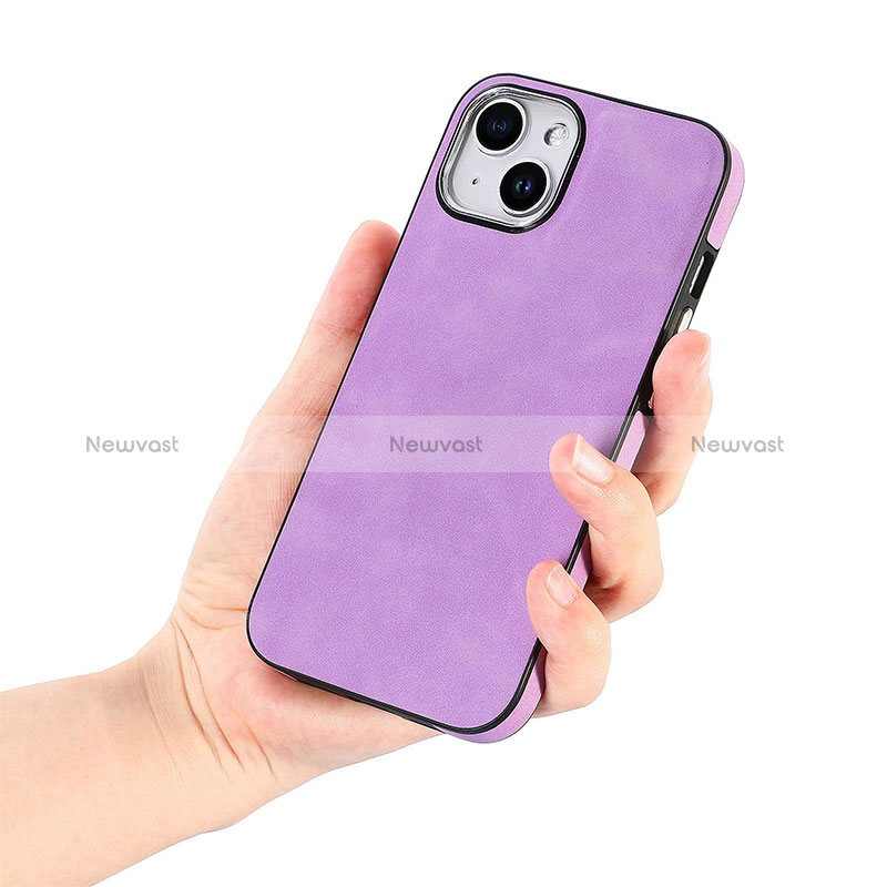 Soft Silicone Gel Leather Snap On Case Cover SD13 for Apple iPhone 13