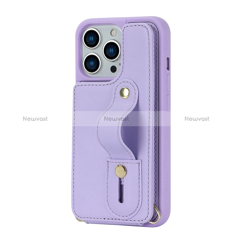 Soft Silicone Gel Leather Snap On Case Cover SD14 for Apple iPhone 13 Pro