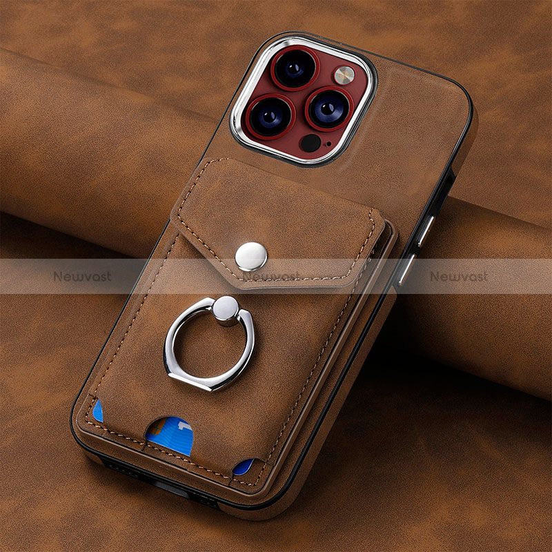 Soft Silicone Gel Leather Snap On Case Cover SD15 for Apple iPhone 13 Pro Max
