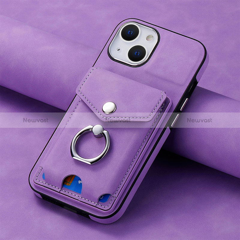 Soft Silicone Gel Leather Snap On Case Cover SD15 for Apple iPhone 14