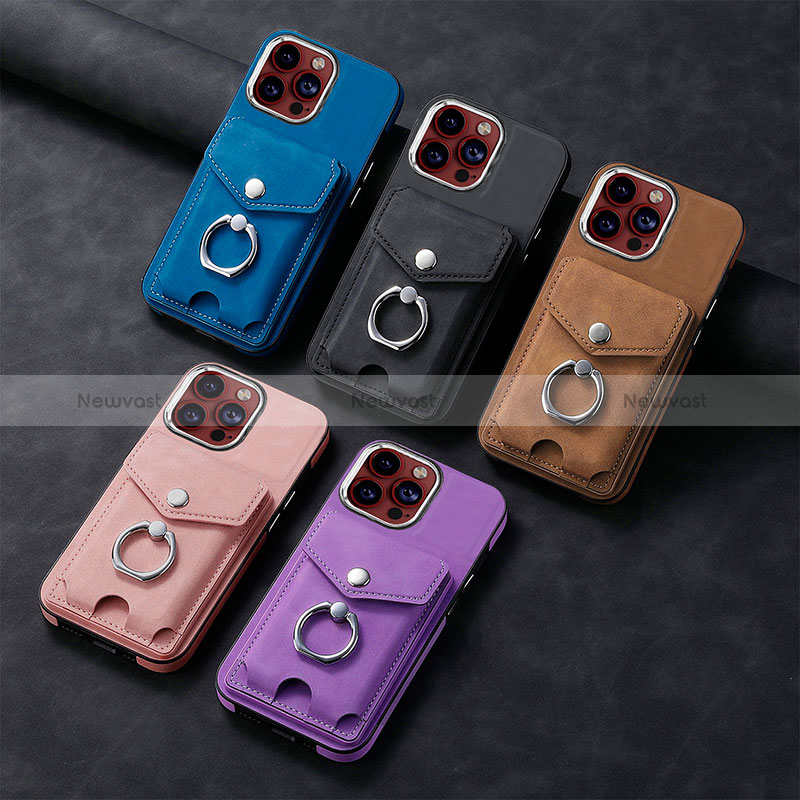 Soft Silicone Gel Leather Snap On Case Cover SD15 for Apple iPhone 14 Pro Max