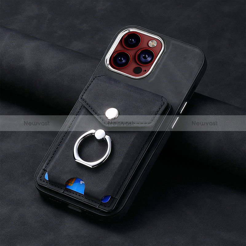 Soft Silicone Gel Leather Snap On Case Cover SD15 for Apple iPhone 15 Pro