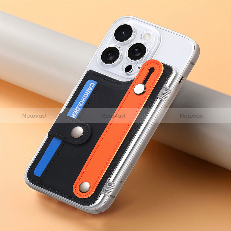 Soft Silicone Gel Leather Snap On Case Cover SD19 for Apple iPhone 15 Pro Max