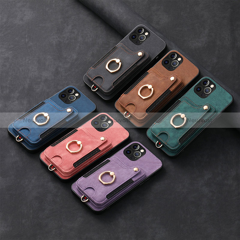 Soft Silicone Gel Leather Snap On Case Cover SD2 for Apple iPhone 13 Pro