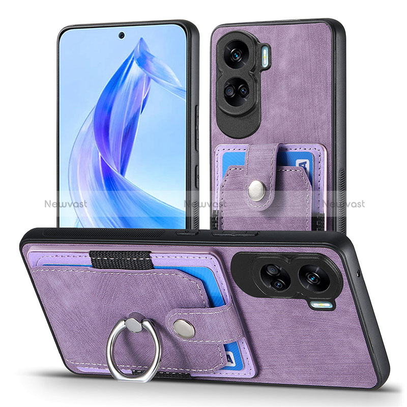 Soft Silicone Gel Leather Snap On Case Cover SD2 for Huawei Honor 90 Lite 5G