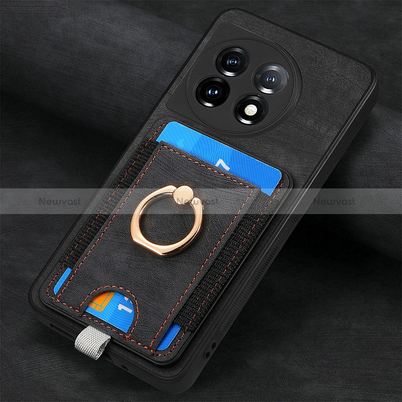 Soft Silicone Gel Leather Snap On Case Cover SD2 for OnePlus 11 5G