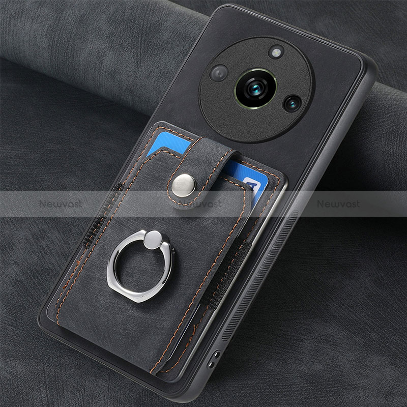 Soft Silicone Gel Leather Snap On Case Cover SD2 for Realme 11 Pro 5G