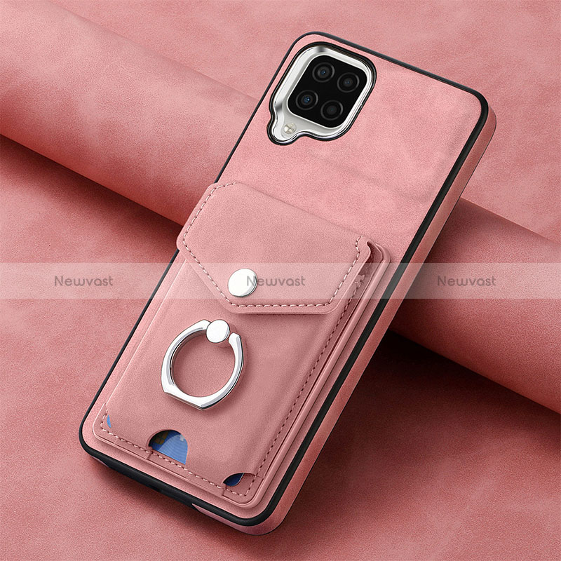 Soft Silicone Gel Leather Snap On Case Cover SD3 for Samsung Galaxy M32 4G