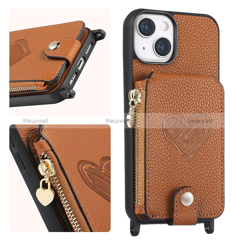 Soft Silicone Gel Leather Snap On Case Cover SD4 for Apple iPhone 13
