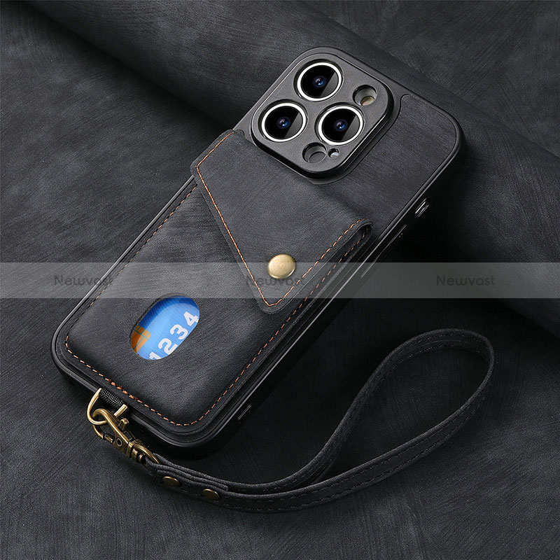 Soft Silicone Gel Leather Snap On Case Cover SD4 for Apple iPhone 13 Pro Max