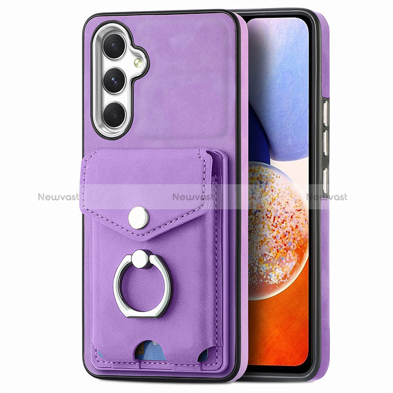 Soft Silicone Gel Leather Snap On Case Cover SD4 for Samsung Galaxy A14 5G
