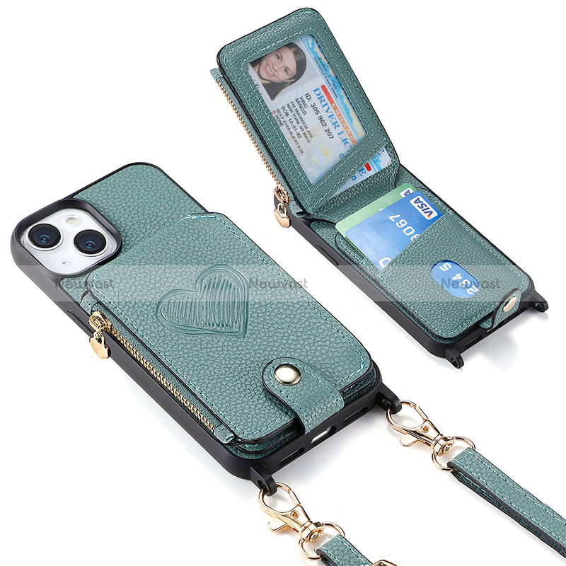 Soft Silicone Gel Leather Snap On Case Cover SD5 for Apple iPhone 13