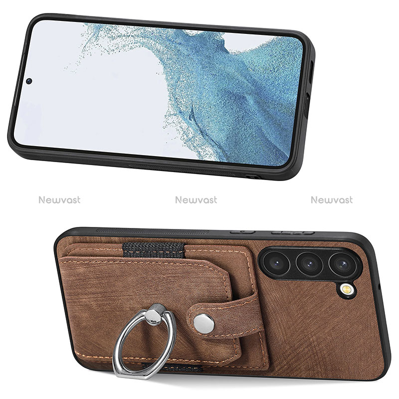 Soft Silicone Gel Leather Snap On Case Cover SD5 for Samsung Galaxy S22 5G