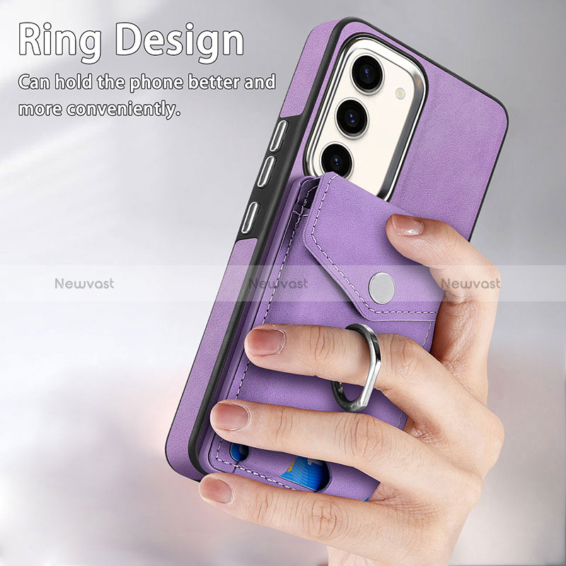 Soft Silicone Gel Leather Snap On Case Cover SD7 for Samsung Galaxy S22 5G