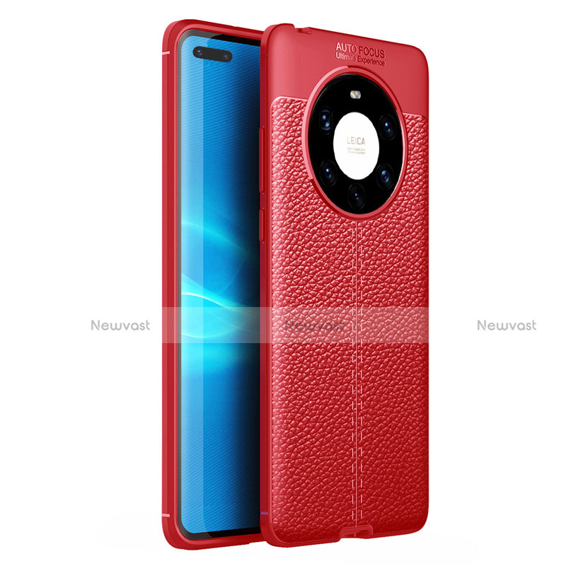 Soft Silicone Gel Leather Snap On Case Cover U01 for Huawei Mate 40 Pro+ Plus