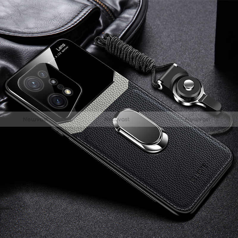 Soft Silicone Gel Leather Snap On Case Cover with Magnetic FL1 for Oppo Find X5 5G