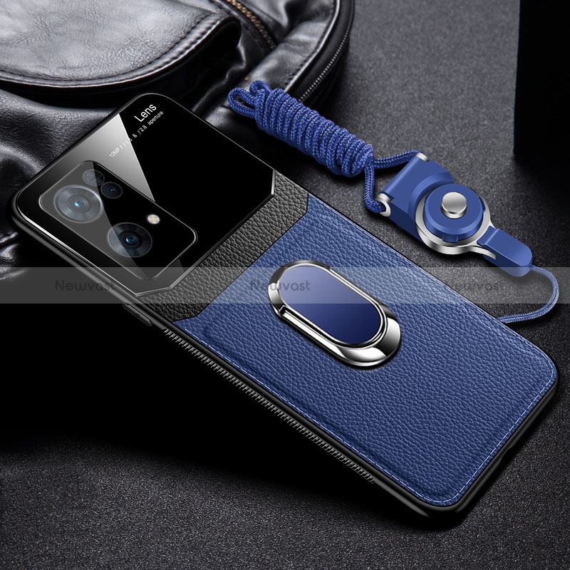 Soft Silicone Gel Leather Snap On Case Cover with Magnetic FL1 for Oppo Reno7 Pro 5G