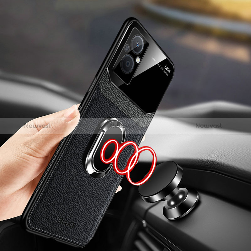 Soft Silicone Gel Leather Snap On Case Cover with Magnetic FL1 for Oppo Reno8 Z 5G