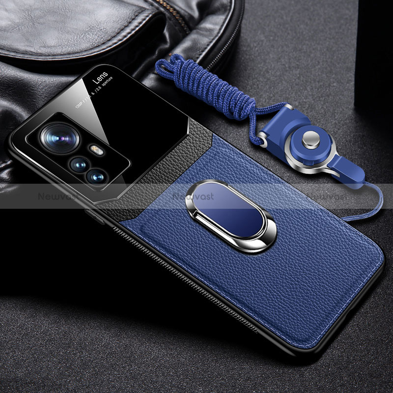 Soft Silicone Gel Leather Snap On Case Cover with Magnetic FL2 for Xiaomi Mi 12T Pro 5G