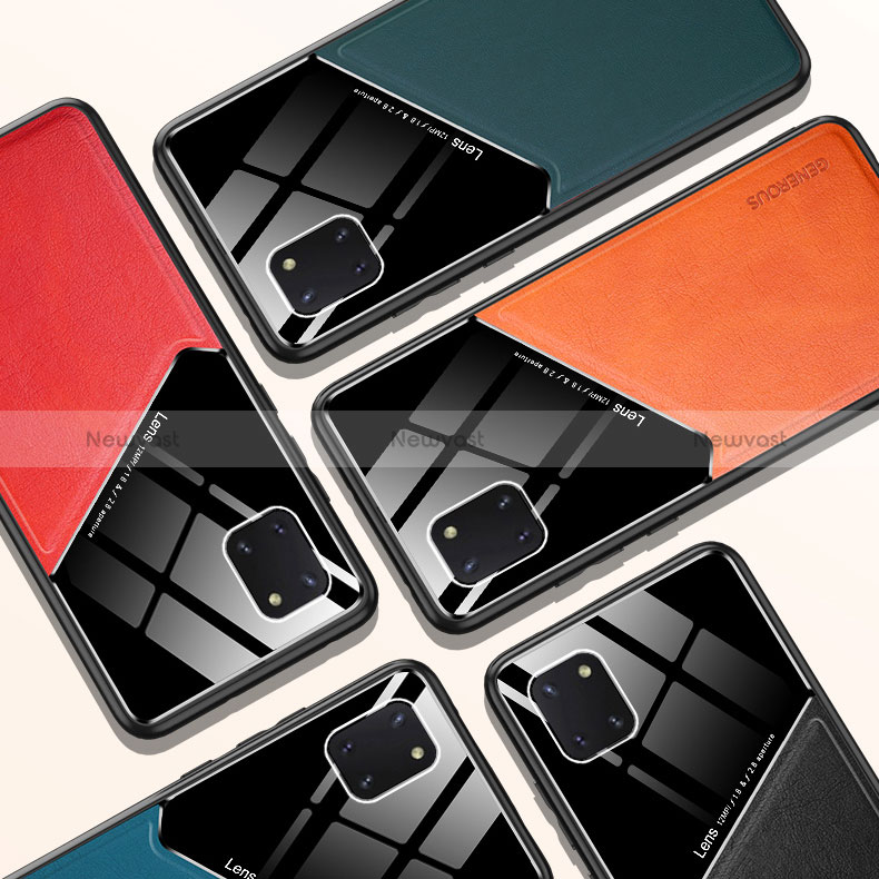 Soft Silicone Gel Leather Snap On Case Cover with Magnetic for Samsung Galaxy M60s