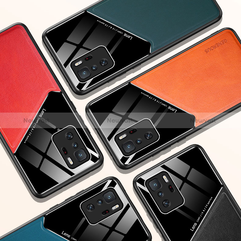 Soft Silicone Gel Leather Snap On Case Cover with Magnetic for Xiaomi Poco X3 GT 5G