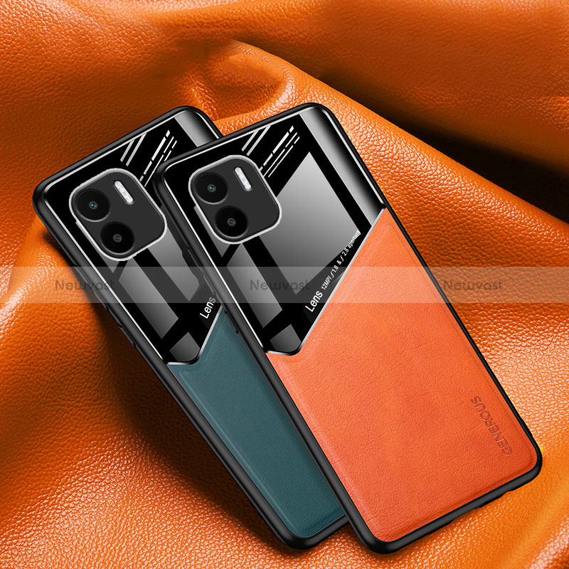 Soft Silicone Gel Leather Snap On Case Cover with Magnetic for Xiaomi Redmi A2