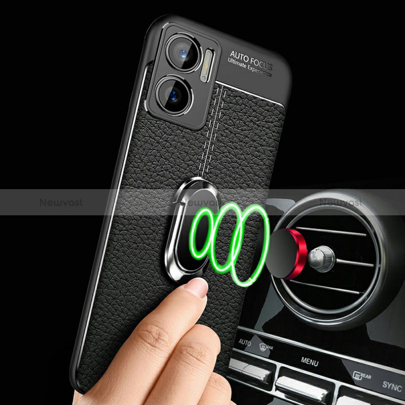 Soft Silicone Gel Leather Snap On Case Cover with Magnetic S01 for Xiaomi Redmi 10 Prime Plus 5G