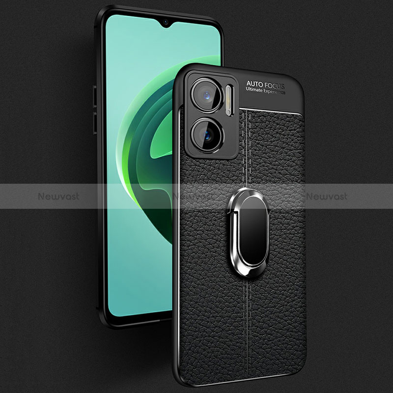 Soft Silicone Gel Leather Snap On Case Cover with Magnetic S01 for Xiaomi Redmi Note 11E 5G