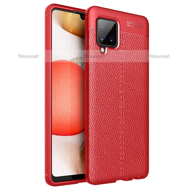Soft Silicone Gel Leather Snap On Case Cover WL1 for Samsung Galaxy A42 5G