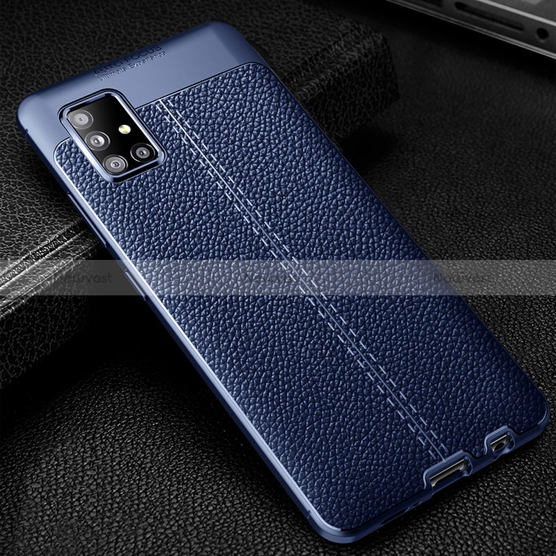 Soft Silicone Gel Leather Snap On Case Cover WL1 for Samsung Galaxy A51 5G