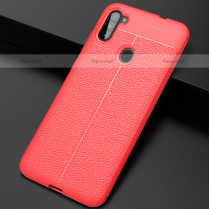 Soft Silicone Gel Leather Snap On Case Cover WL1 for Samsung Galaxy M11
