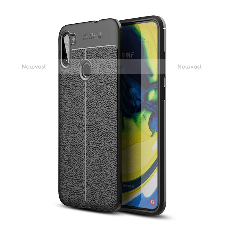 Soft Silicone Gel Leather Snap On Case Cover WL1 for Samsung Galaxy M11