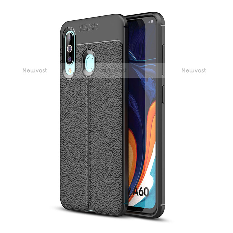 Soft Silicone Gel Leather Snap On Case Cover WL1 for Samsung Galaxy M40