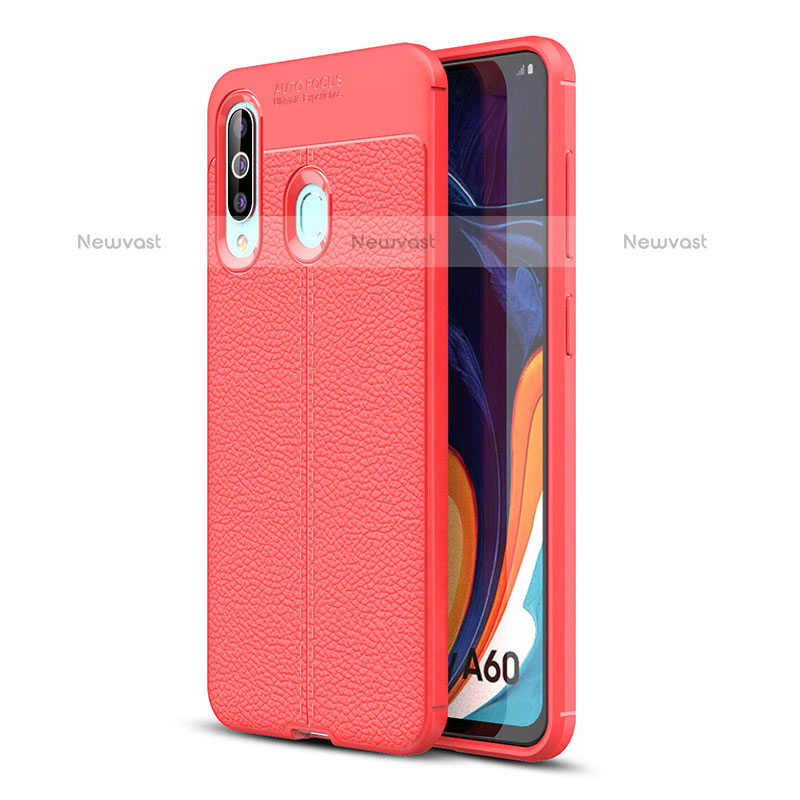 Soft Silicone Gel Leather Snap On Case Cover WL1 for Samsung Galaxy M40