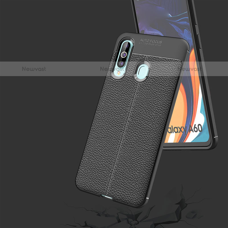 Soft Silicone Gel Leather Snap On Case Cover WL1 for Samsung Galaxy M40