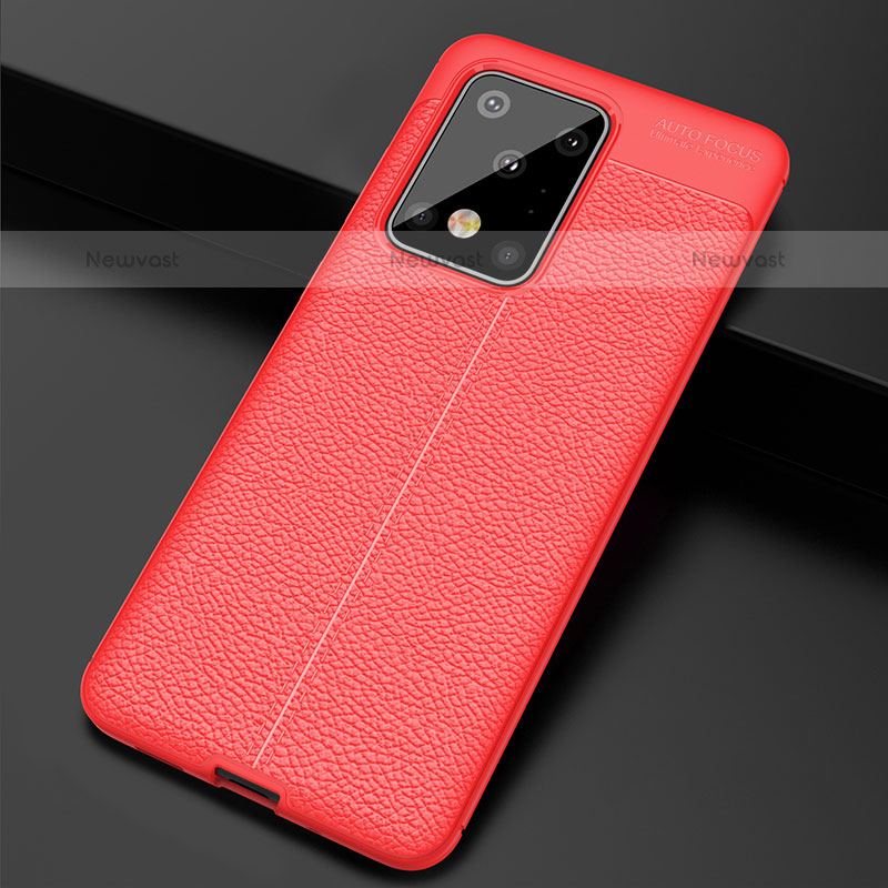 Soft Silicone Gel Leather Snap On Case Cover WL1 for Samsung Galaxy S20 Ultra 5G