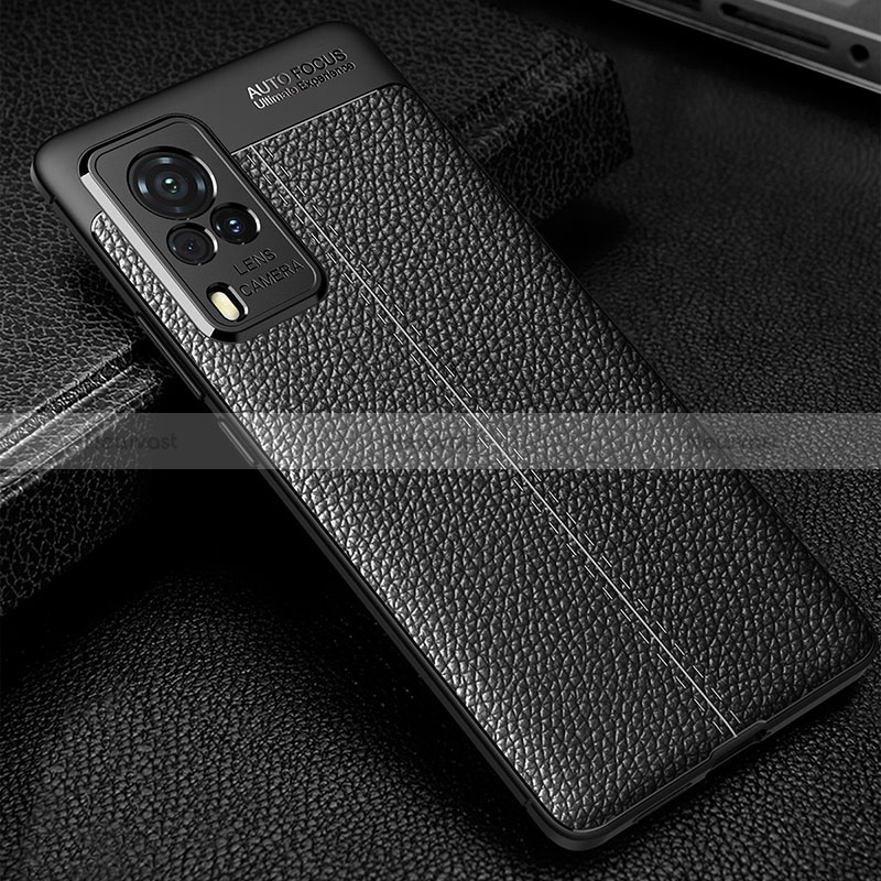 Soft Silicone Gel Leather Snap On Case Cover WL1 for Vivo X60 Pro 5G