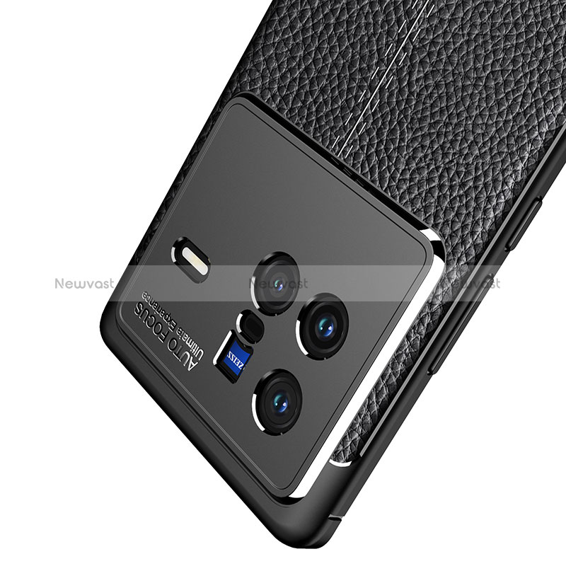 Soft Silicone Gel Leather Snap On Case Cover WL1 for Vivo X80 5G