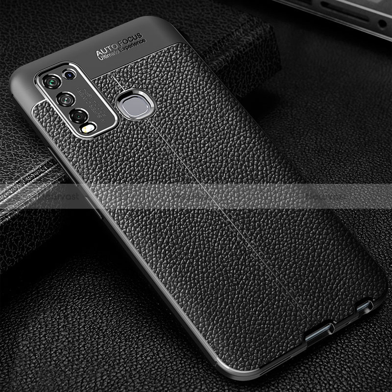 Soft Silicone Gel Leather Snap On Case Cover WL1 for Vivo Y50