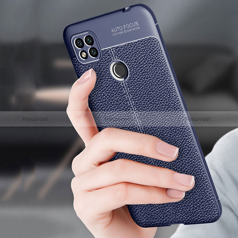 Soft Silicone Gel Leather Snap On Case Cover WL1 for Xiaomi Redmi 9 India