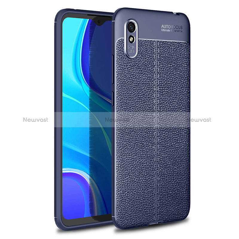 Soft Silicone Gel Leather Snap On Case Cover WL1 for Xiaomi Redmi 9A