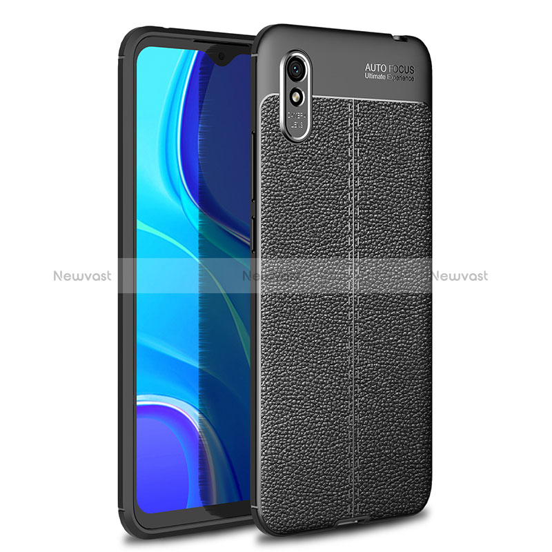 Soft Silicone Gel Leather Snap On Case Cover WL1 for Xiaomi Redmi 9i