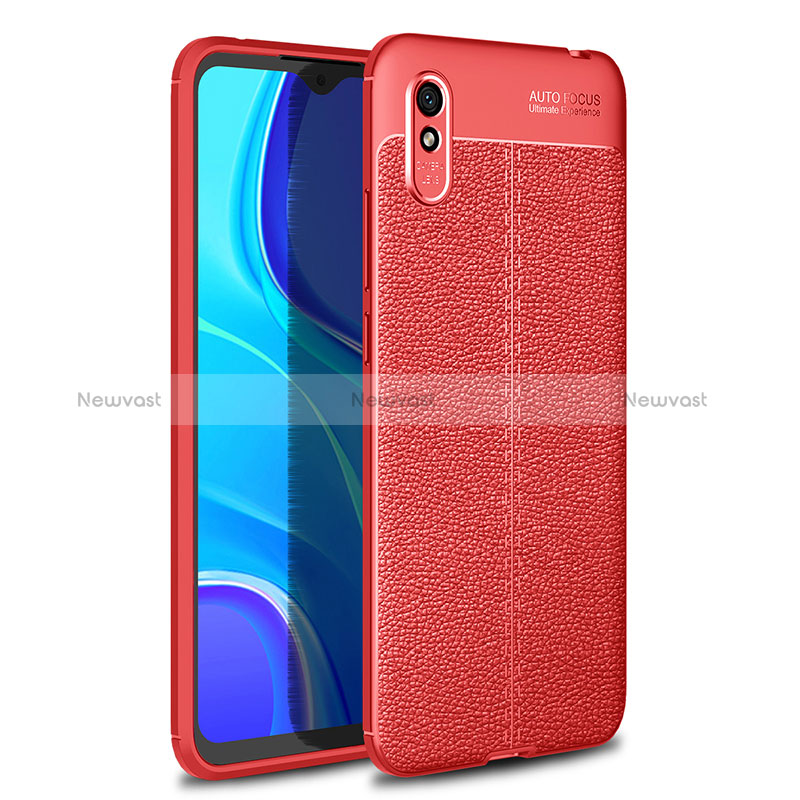 Soft Silicone Gel Leather Snap On Case Cover WL1 for Xiaomi Redmi 9i