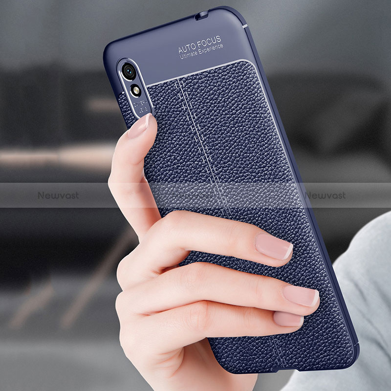 Soft Silicone Gel Leather Snap On Case Cover WL1 for Xiaomi Redmi 9i