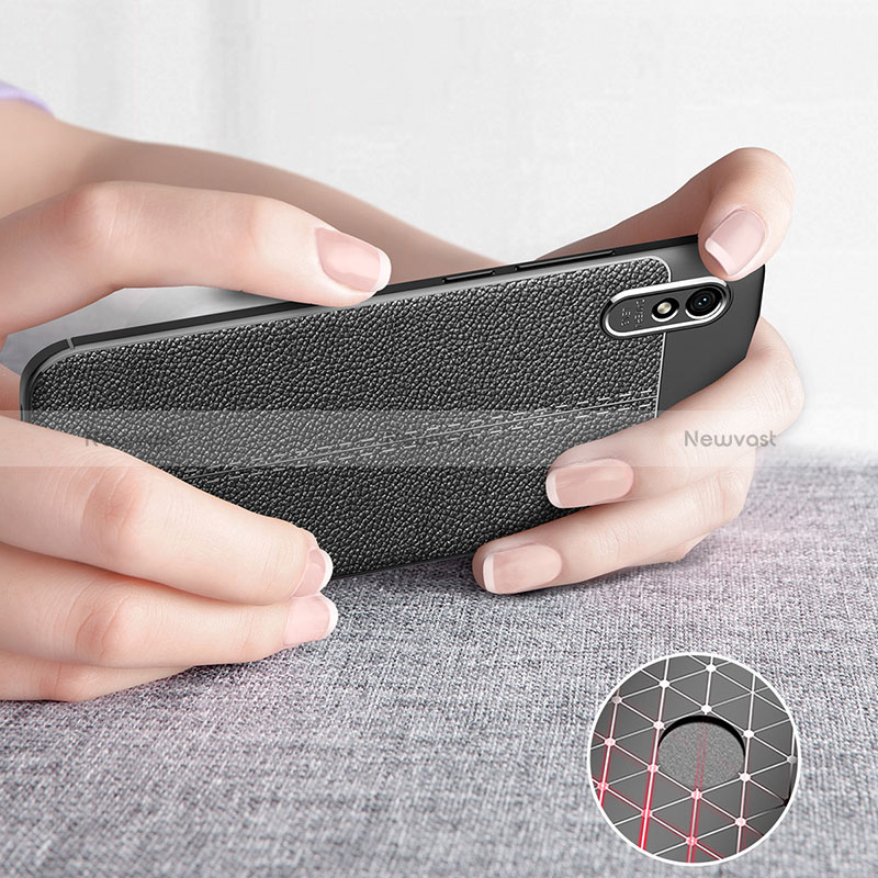 Soft Silicone Gel Leather Snap On Case Cover WL1 for Xiaomi Redmi 9i